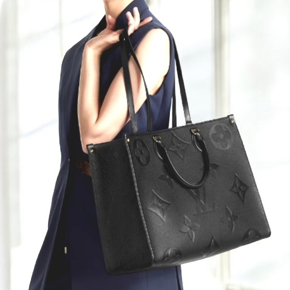 ✨️Excellent Condition Authentic Louis Vuitton Empreinte OnTheGo Gm Monogram - Picture 2 of 16